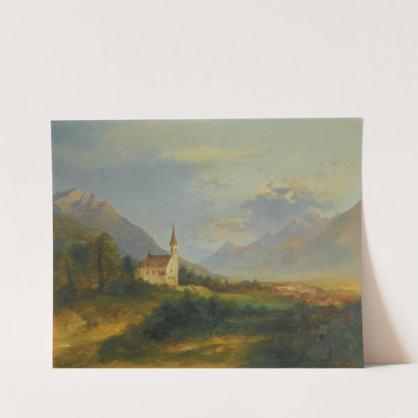 The New Parish Church In Schaan by Adolf Obermüllner