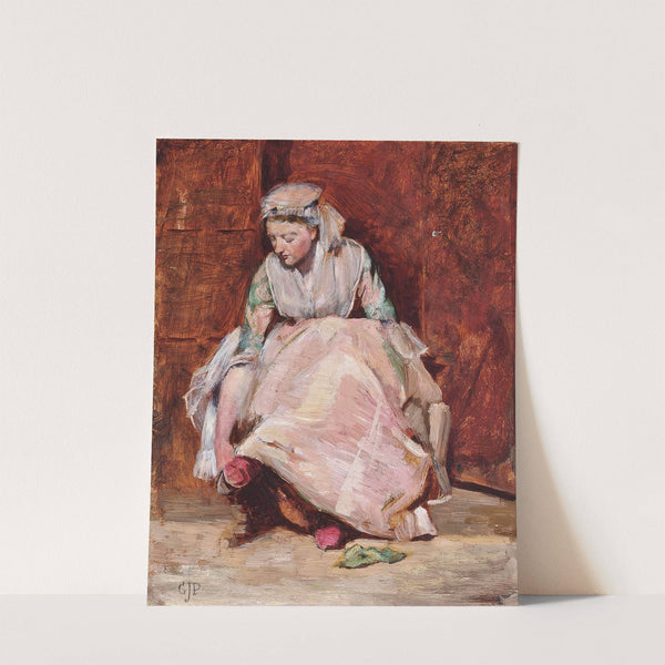 The new slipper by George John Pinwell