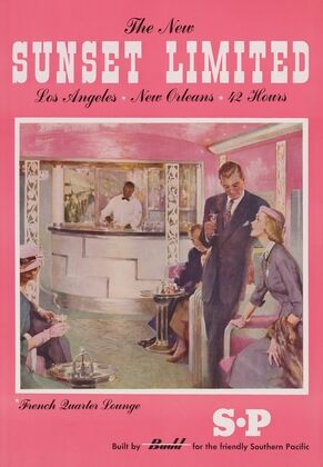 The new Sunset Limited Los Angeles – New Orleans – 42 hours