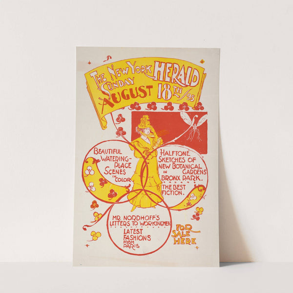 The New York Sunday Herald, August 18th 1895 by Charles Hubbard Woodbury