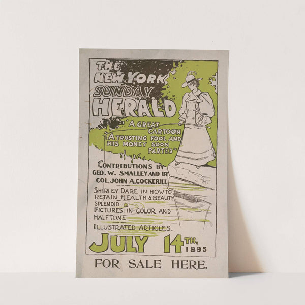 The New York Sunday Herald, July 14th 1895 by Charles Hubbard Woodbury