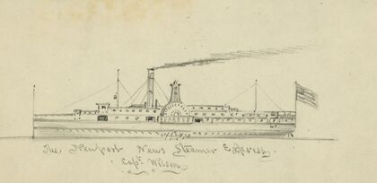 The Newport News Steamer Express Capt. Wilson