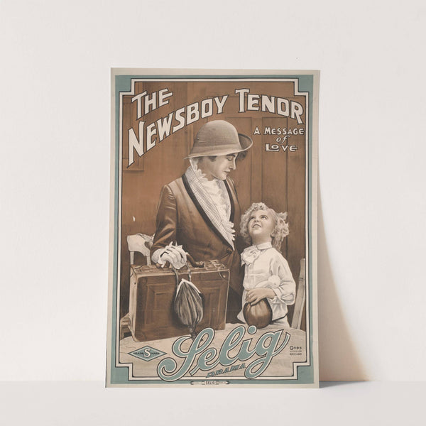 The newsboy tenor A message of love. by Goes Litho. Co.
