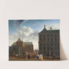 The Nieuwe Kerk and the Town Hall on the Dam in Amsterdam by Isaac Ouwater