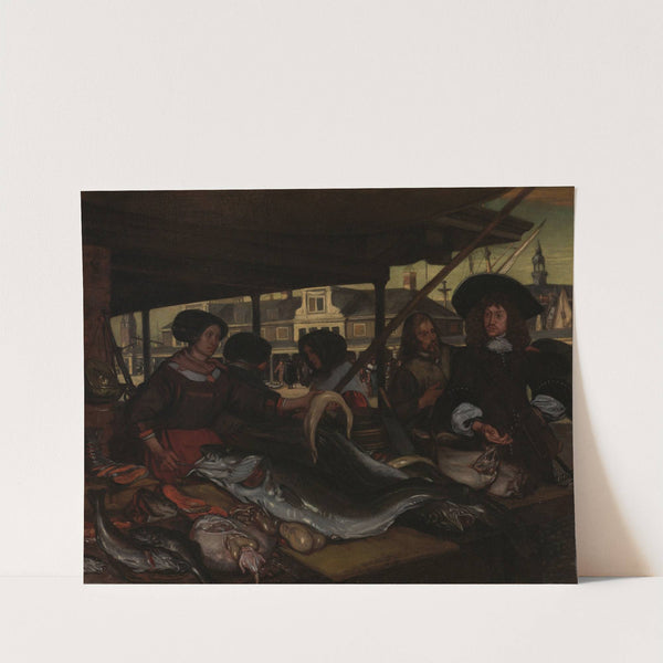 The Nieuwe Vismarkt (New Fish Market) in Amsterdam (1655 - 1692) by Emanuel de Witte