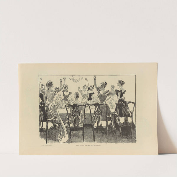 The night before her wedding (1893-1900) by Charles Dana Gibson