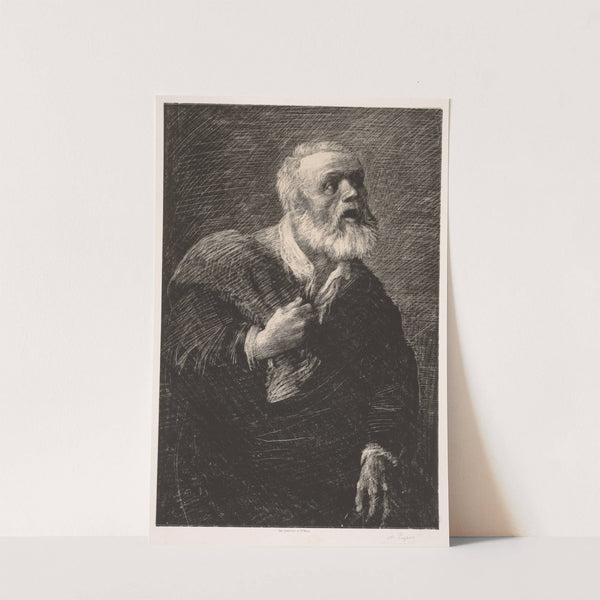 The Night Crier (c. 1857–1911) by Alphonse Legros