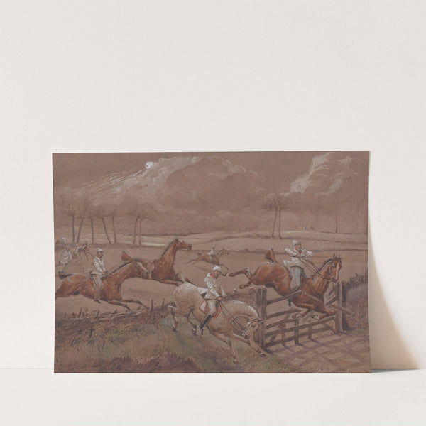 The Night Riders of Nacton; The Last Field near Nacton Heath by Henry Thomas Alken