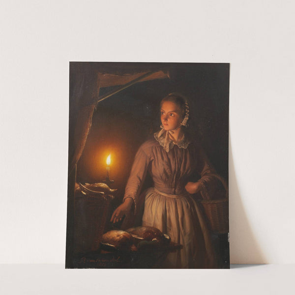 The night stall by Petrus van Schendel
