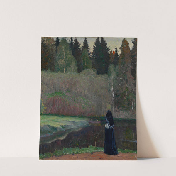 The Nightingale is Singing by Mikhail Nesterov