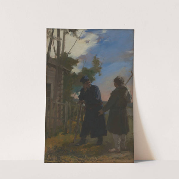 The Nobleman and the Peasant by Kazimierz Alchimowicz