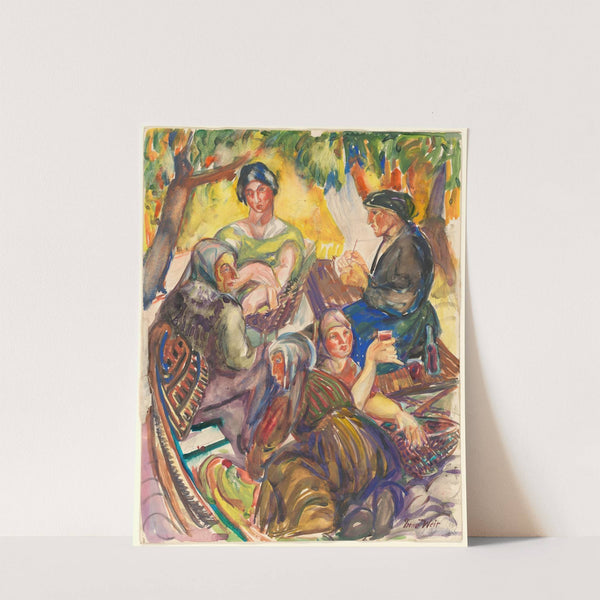 The Noon Hour, Chinon, France by Irene Weir