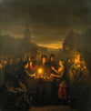 The Noordermarkt By Night, Amsterdam