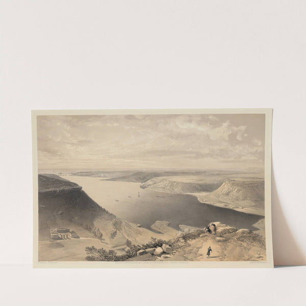 The north side of the harbour of Sebastopol – from the top of the harbour, 22nd June 1855 (1855) by William Simpson