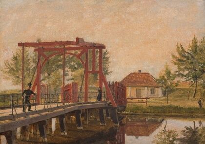 The Northern Drawbridge to the Citadel in Copenhagen