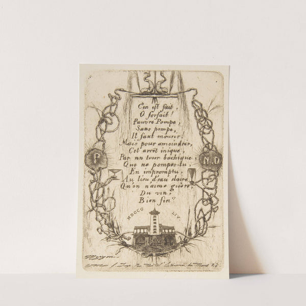 The Notre-Dame Pump (1854) by Charles Meryon