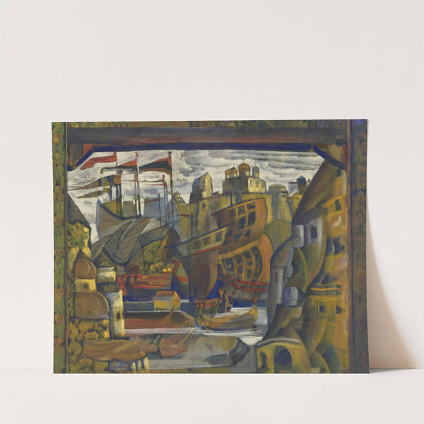 The Novgorod Market From Sadko by Nicholas Roerich