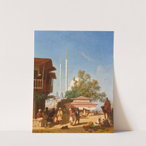 The Nusretiye Mosque, Istanbul by Charles Théodore Frère