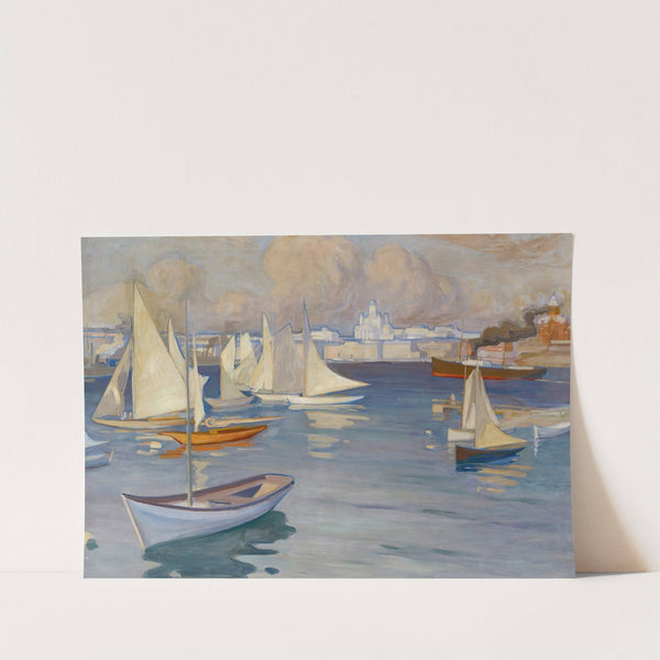 The Nyländska Jaktklubben Harbour in Helsinki (1899) by Albert Edelfelt