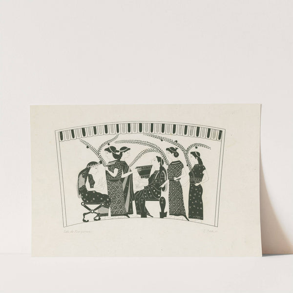 The nymphs Meliades and Hesperides (1844 - 1861) by Louis Petit