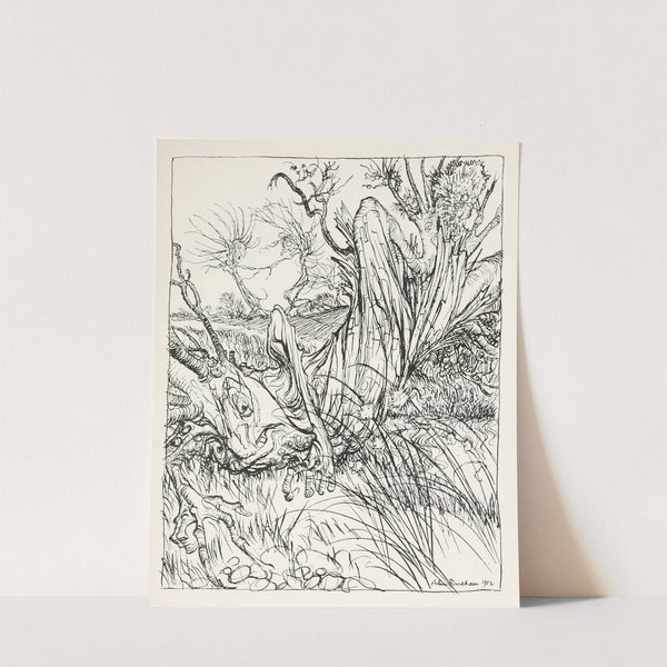 The Oak and the Reeds (1912) by Arthur Rackham