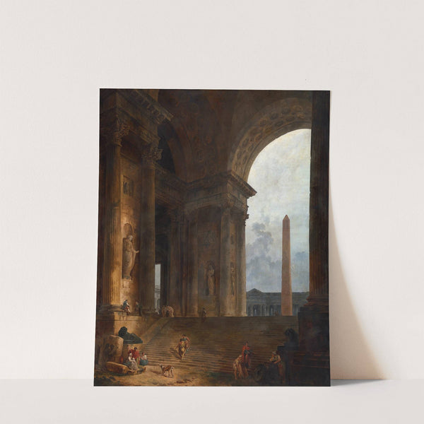 The Obelisk (1787) by Hubert Robert