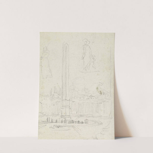 The Obelisk in Saint Peter’s Square (1754-1765) by Hubert Robert