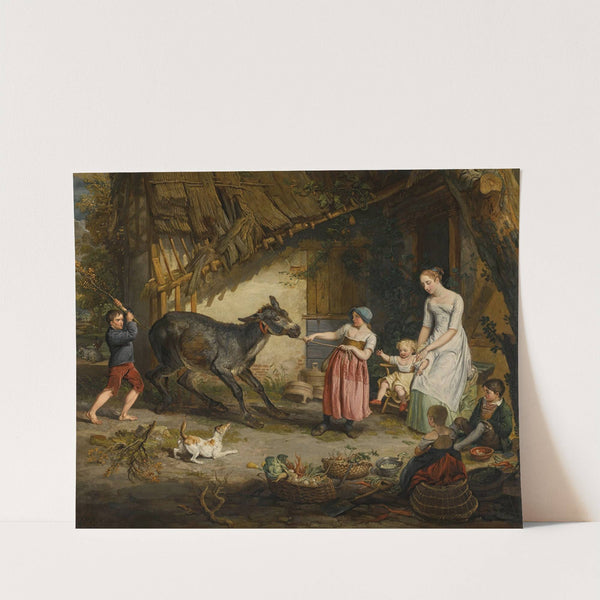 The Obstinate Donkey by James Ward