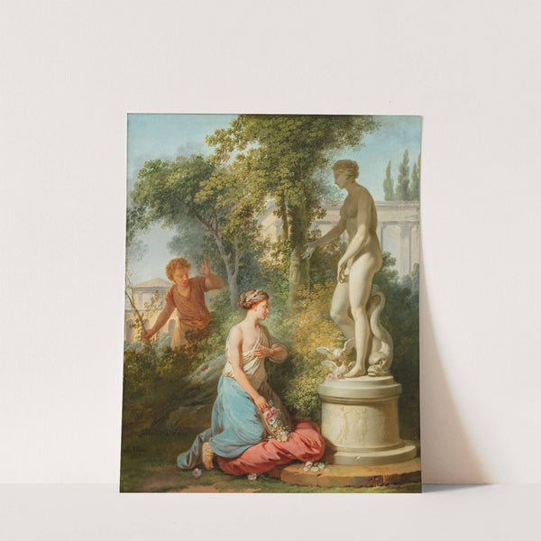 The offering to Venus by Jean-Jacques-François Le Barbier
