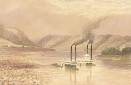 The Ohio River near Wheeling, West Virginia