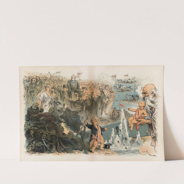 The old and the new year by Joseph Ferdinand Keppler