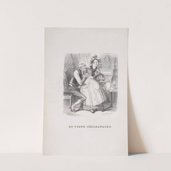 The Old Bachelor by J. J. Grandville