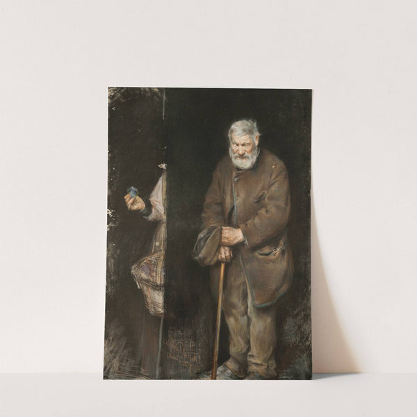 The Old Beggar by Alf Wallander