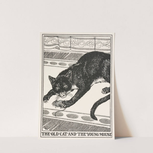 The Old Cat and the Young Mouse (1900) by Percy J. Billinghurst