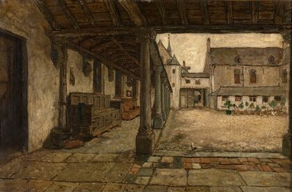 The Old Cloister in Lier (1871)