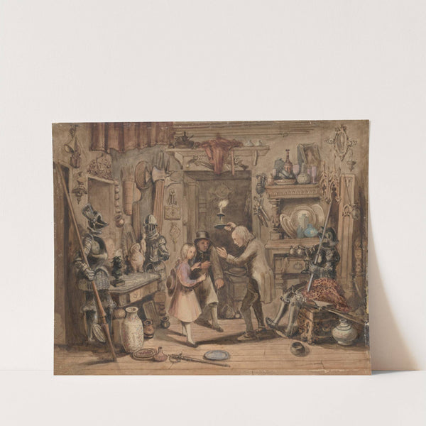 The Old Curiosity Shop; The shop. (1840) by George Cattermole