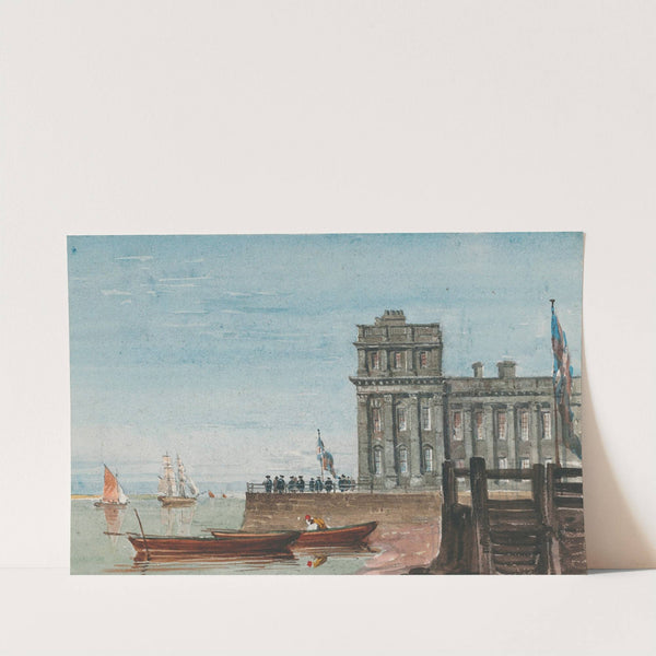 The Old Customs House, Greenwich by David Cox