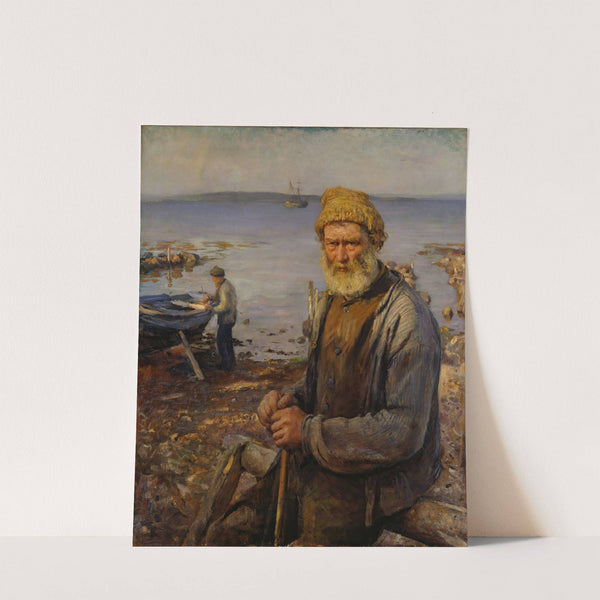 The old Fisherman by Hans Heyerdahl
