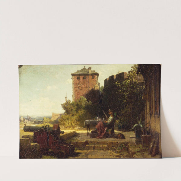 The old Fortress Commandant (circa 1860) by Carl Spitzweg