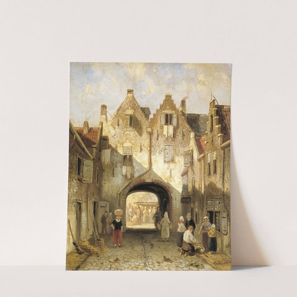 The Old Gate (c. 1850 - c. 1880) by Charles Leickert