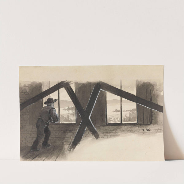 The Old Gravedigger by Gustav Wentzel