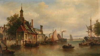 The Old Hanse Gate on the Maas in Rotterdam