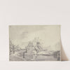 The old harbour of Nijmegen (1812) by Gerrit Lamberts