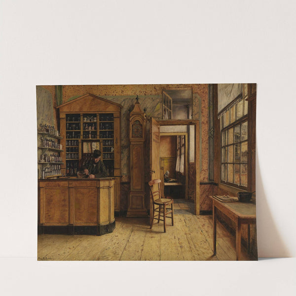 The old Inn 'Het Loodshuis' in Antwerp by Henri de Braekeleer