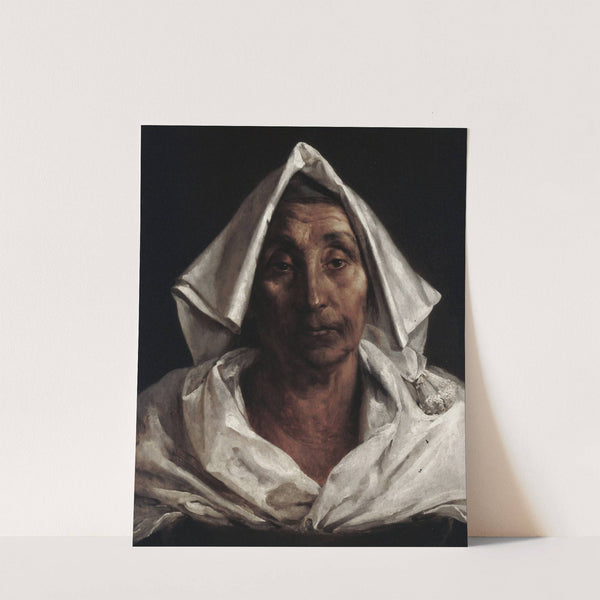 The Old Italian Woman by Théodore Géricault