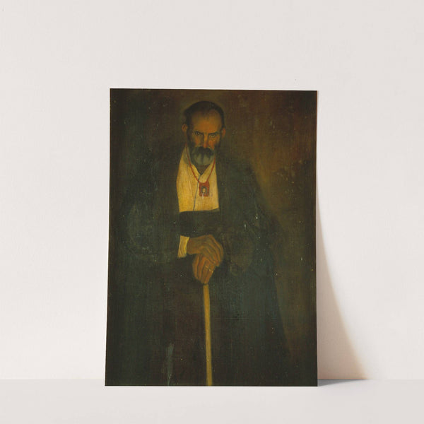 The old man with the Scapular by Ángel Zárraga