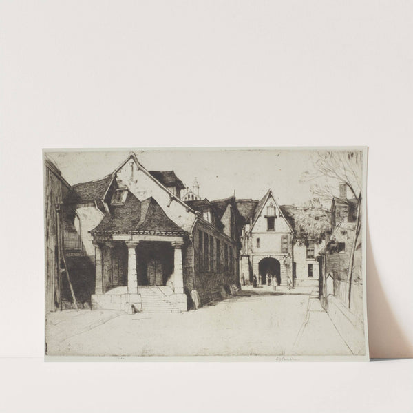 The Old Museum, Beauvais (1917) by David Young Cameron