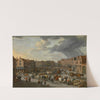 The Old Ox Market in Antwerp by Peeter van Bredael