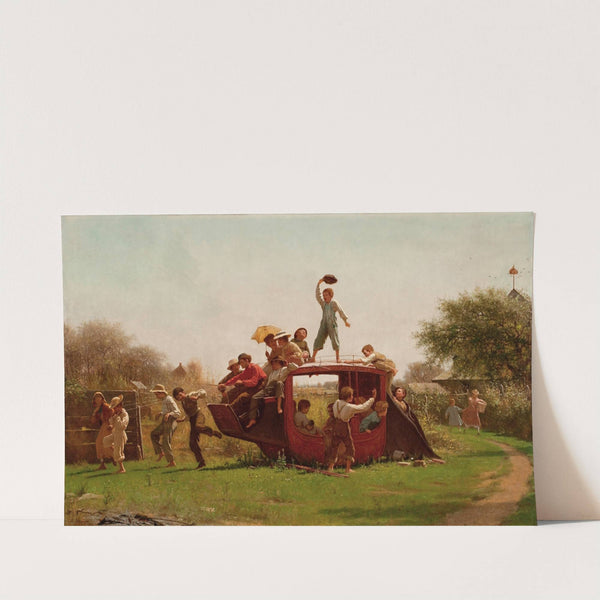 The Old Stagecoach (1871) by Eastman Johnson