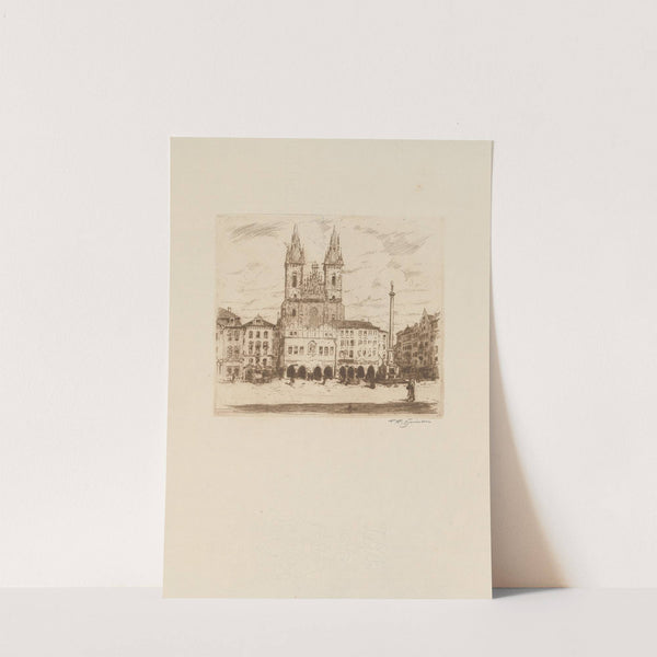 The Old Town with the Týn by Tavík František Šimon